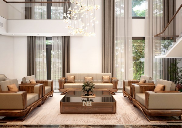 Tổng hợp các mẫu thiết kế nội thất phòng khách đẹp nhất 2024 cho mọi không gian